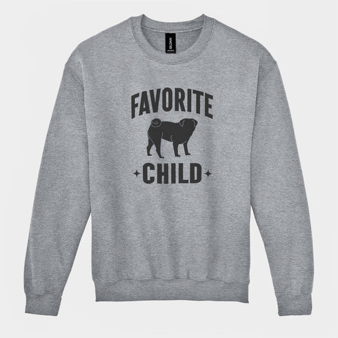 Pug Mom Sweatshirt for Women - Funny Pug Sweatshirt